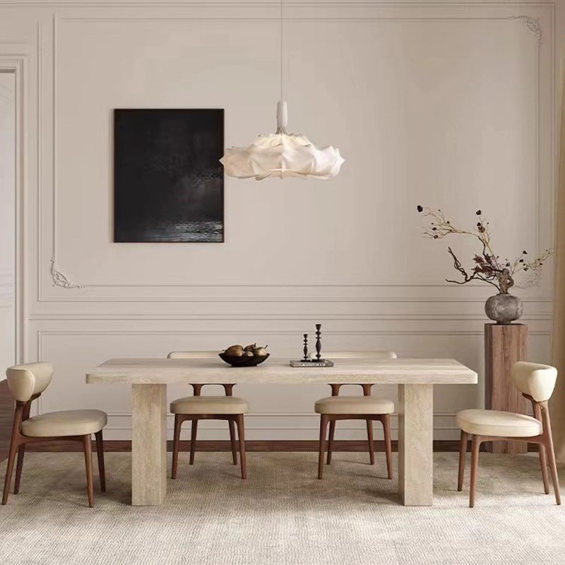 French Modern Minimalist Medieval Dining Table