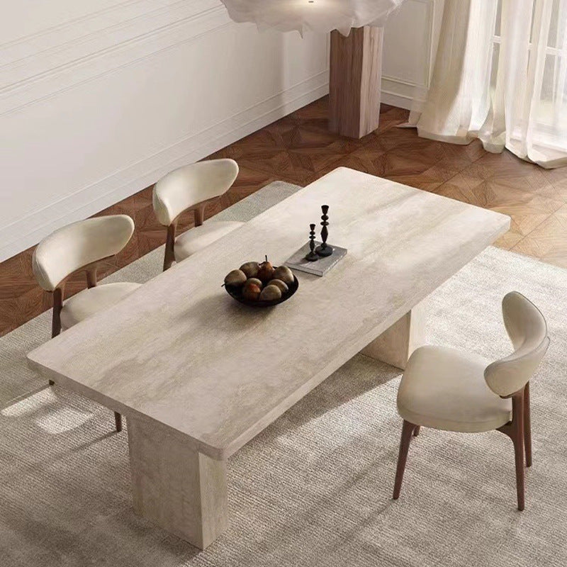 French Modern Minimalist Medieval Dining Table