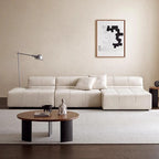 Modern Modular Cream Sectional Sofa