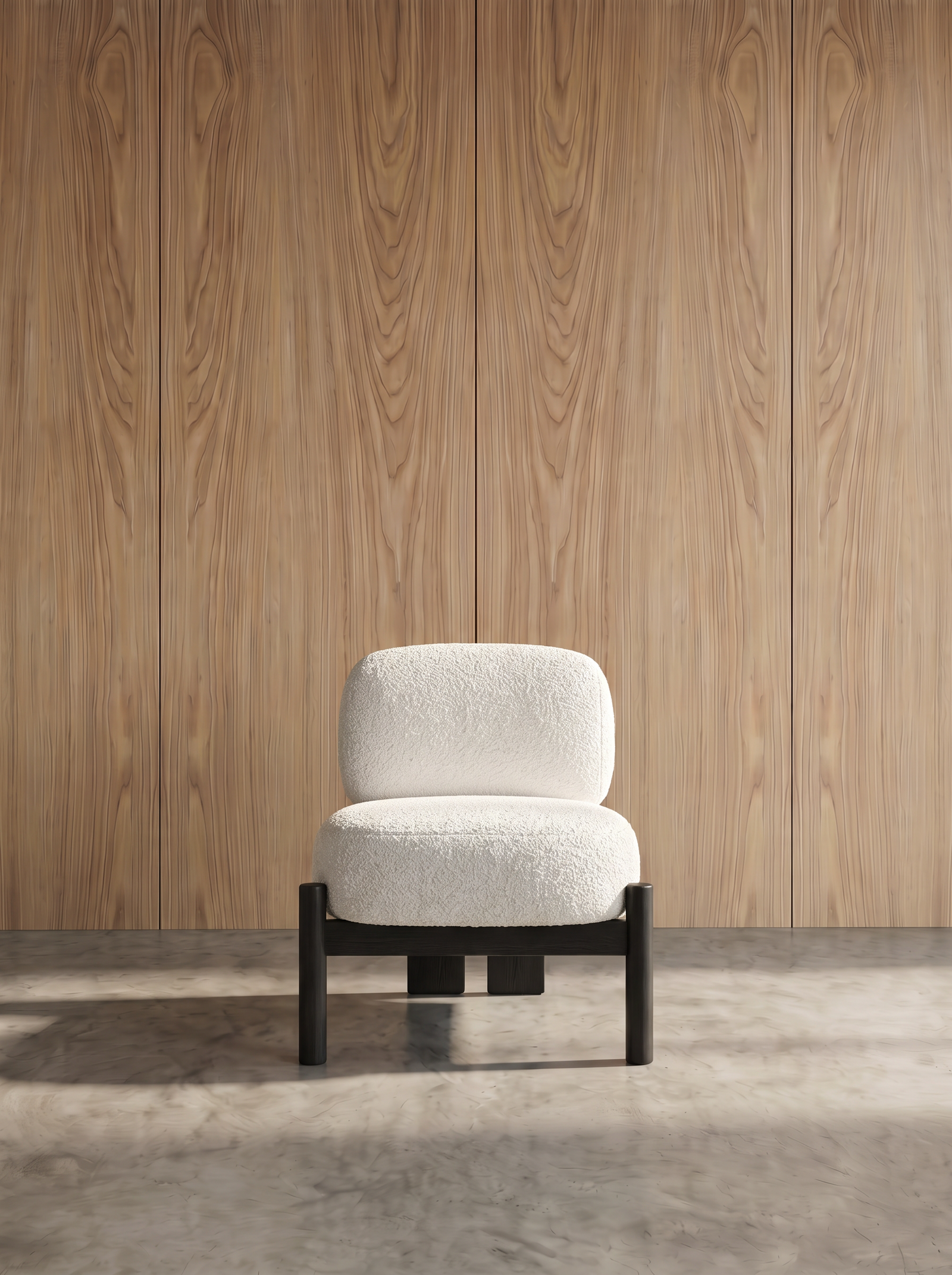Modern Boucle Armchair Housenord