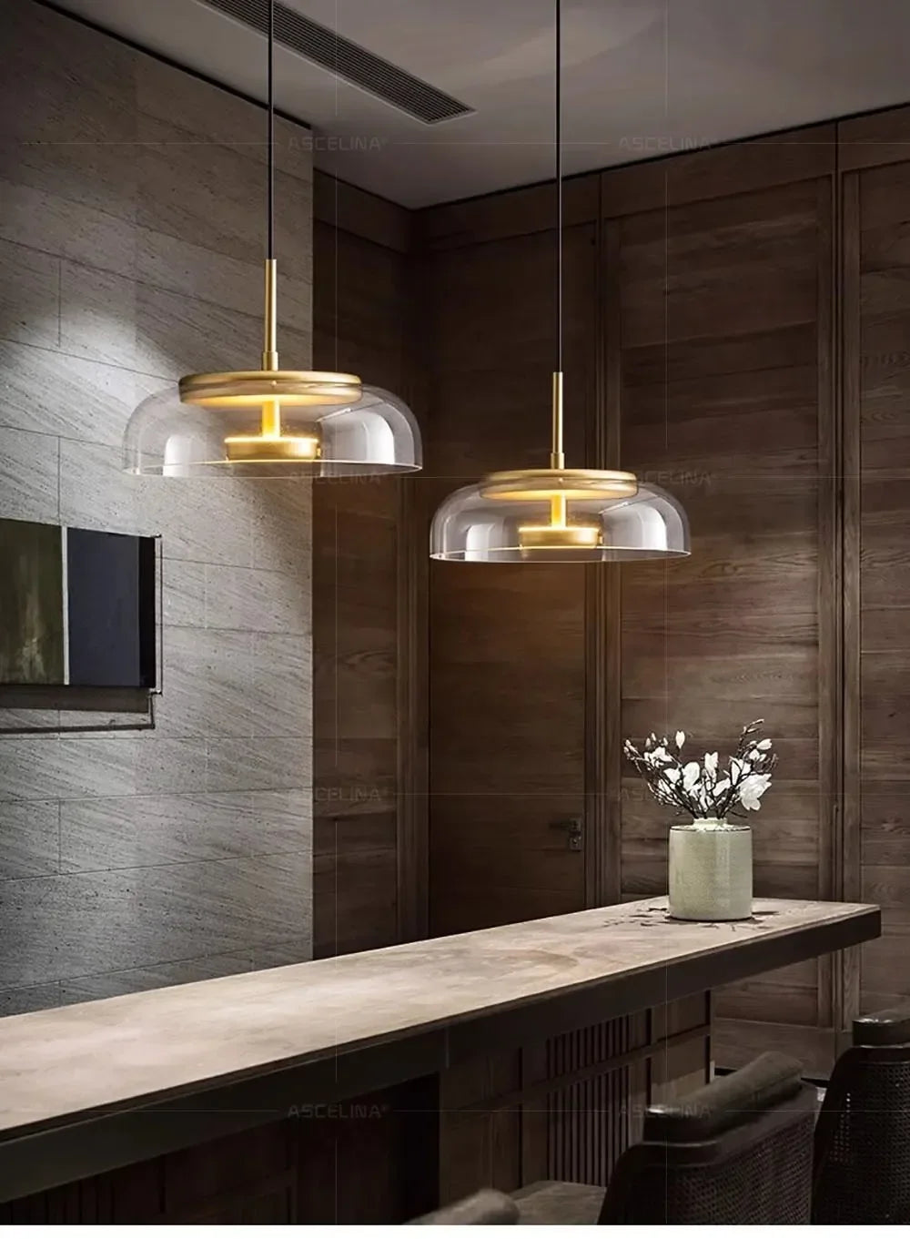 LED Modern Pendant Light Nordic Glass Hanging Lamp Dining Room Bedroom Loft Lamp Bar Decor Luminaire Suspension Light Fixtures