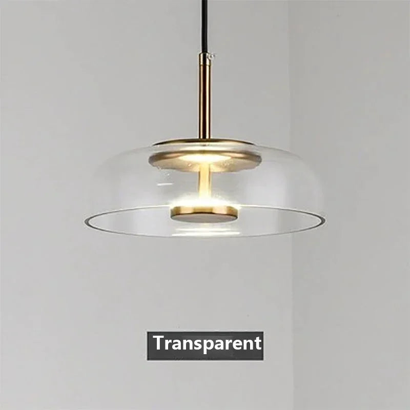 LED Modern Pendant Light Nordic Glass Hanging Lamp Dining Room Bedroom Loft Lamp Bar Decor Luminaire Suspension Light Fixtures