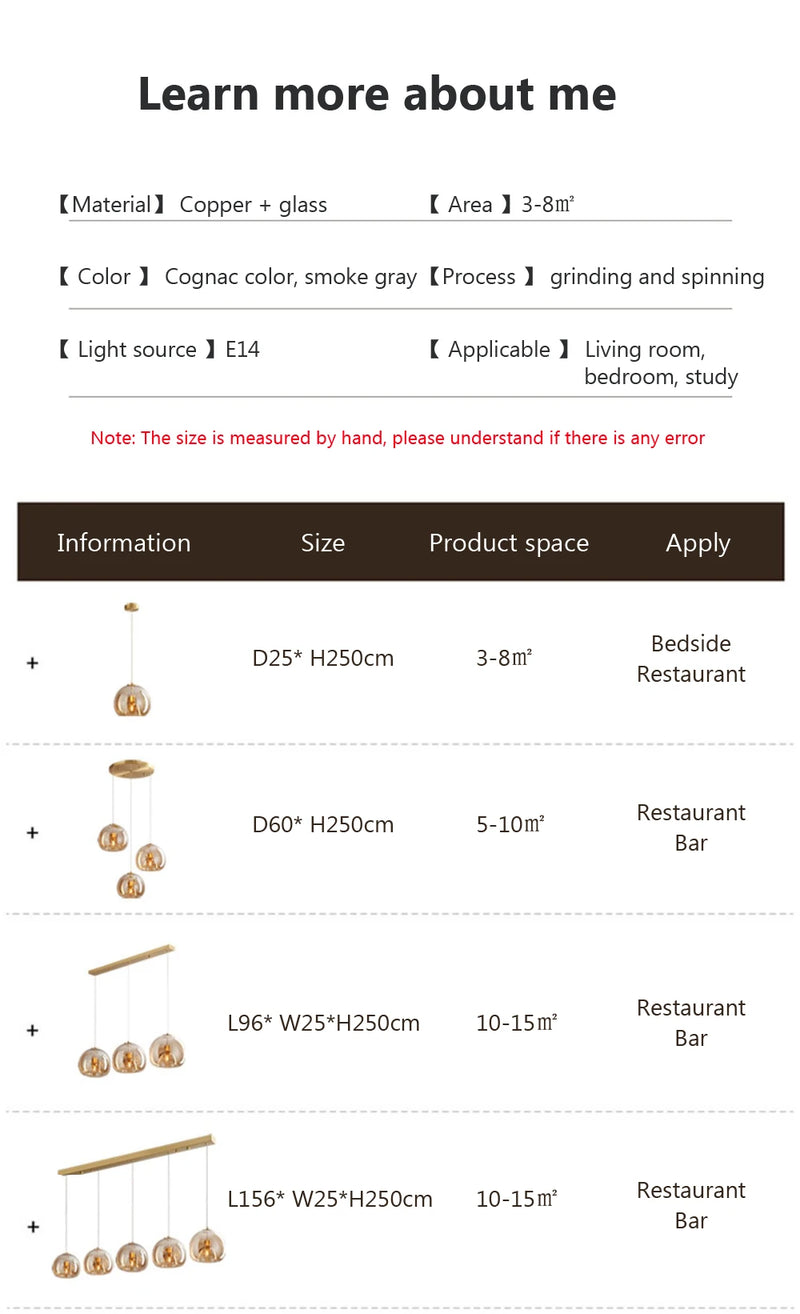 LED Glass Pendant Light light luxury pendant Lamp Deco Nordic Hanging Light Fixtures Bedroom Modern Luminaire Suspension lamp