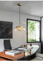LED Modern Pendant Light Nordic Glass Hanging Lamp Dining Room Bedroom Loft Lamp Bar Decor Luminaire Suspension Light Fixtures